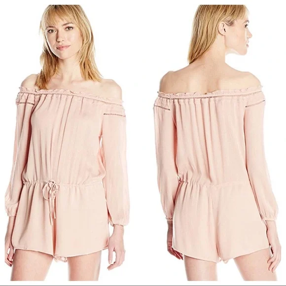 Lucca Couture Meg Off The Shoulder Romper - Picture 6 of 6